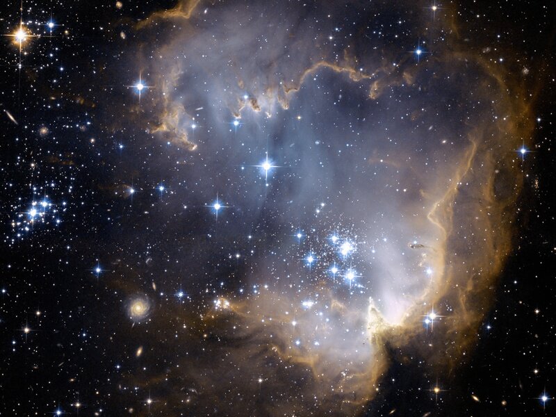 Stellar Nursery in Space — Black, Cosmic, Night, Photograph