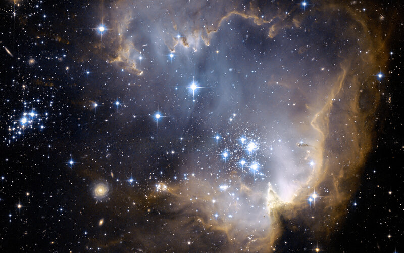 Stellar Nursery in Space — Black, Cosmic, Night