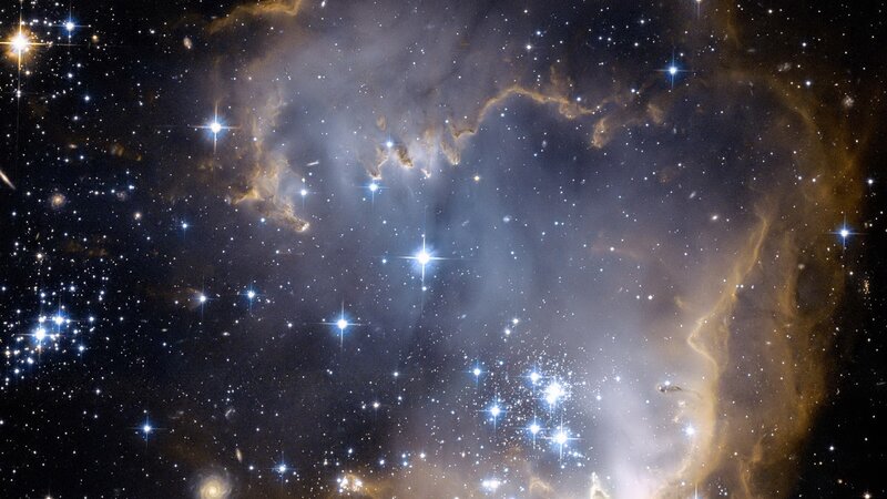 Stellar Nursery in Space — Black, Cosmic