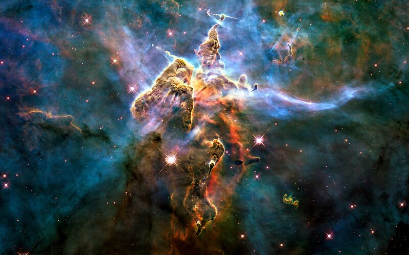 Stellar Nursery in Space — Blue