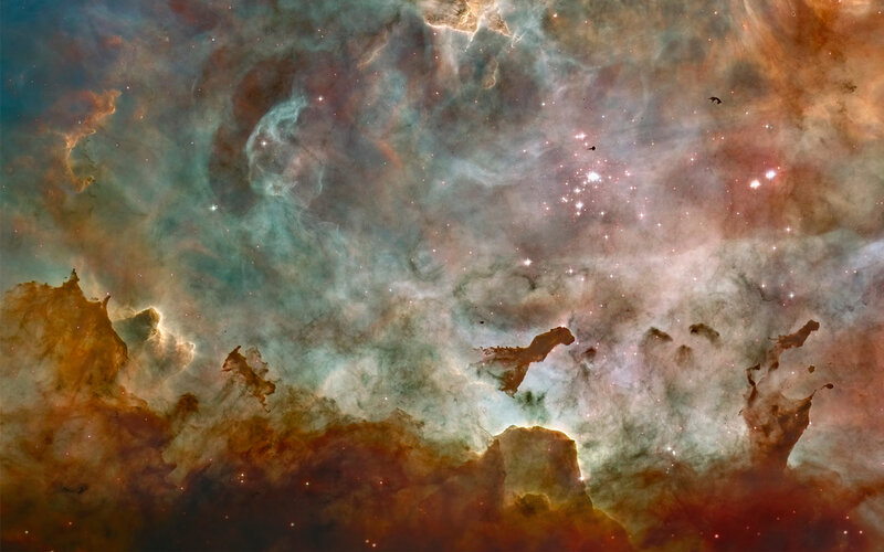 Stellar Nursery in Space — Brown, Cosmic, Photograph