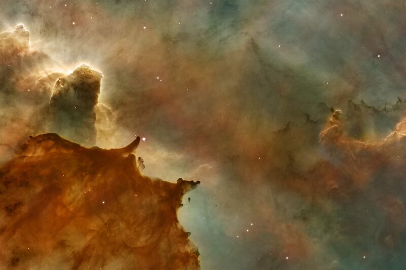 Stellar Nursery in Space — Brown, Dramatic, Photograph