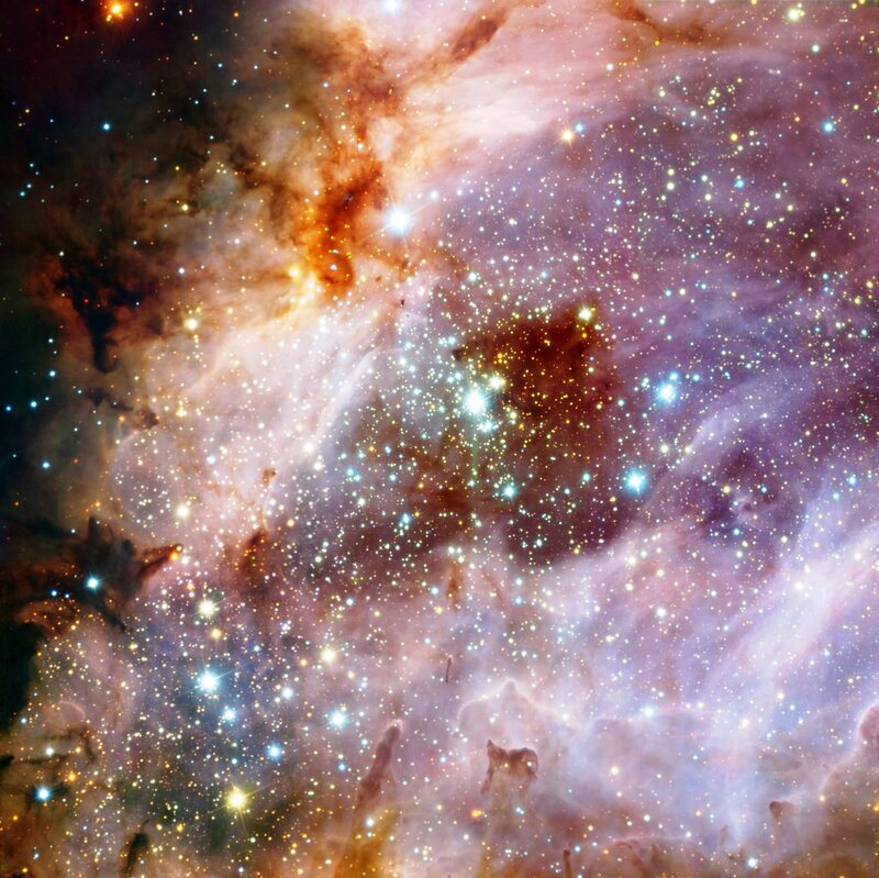 Stellar Nursery in Space — Purple