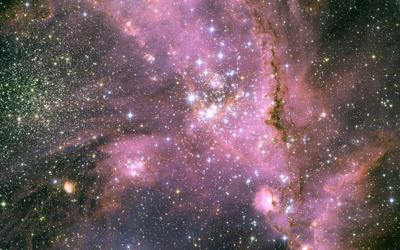 Stellar nursery in space