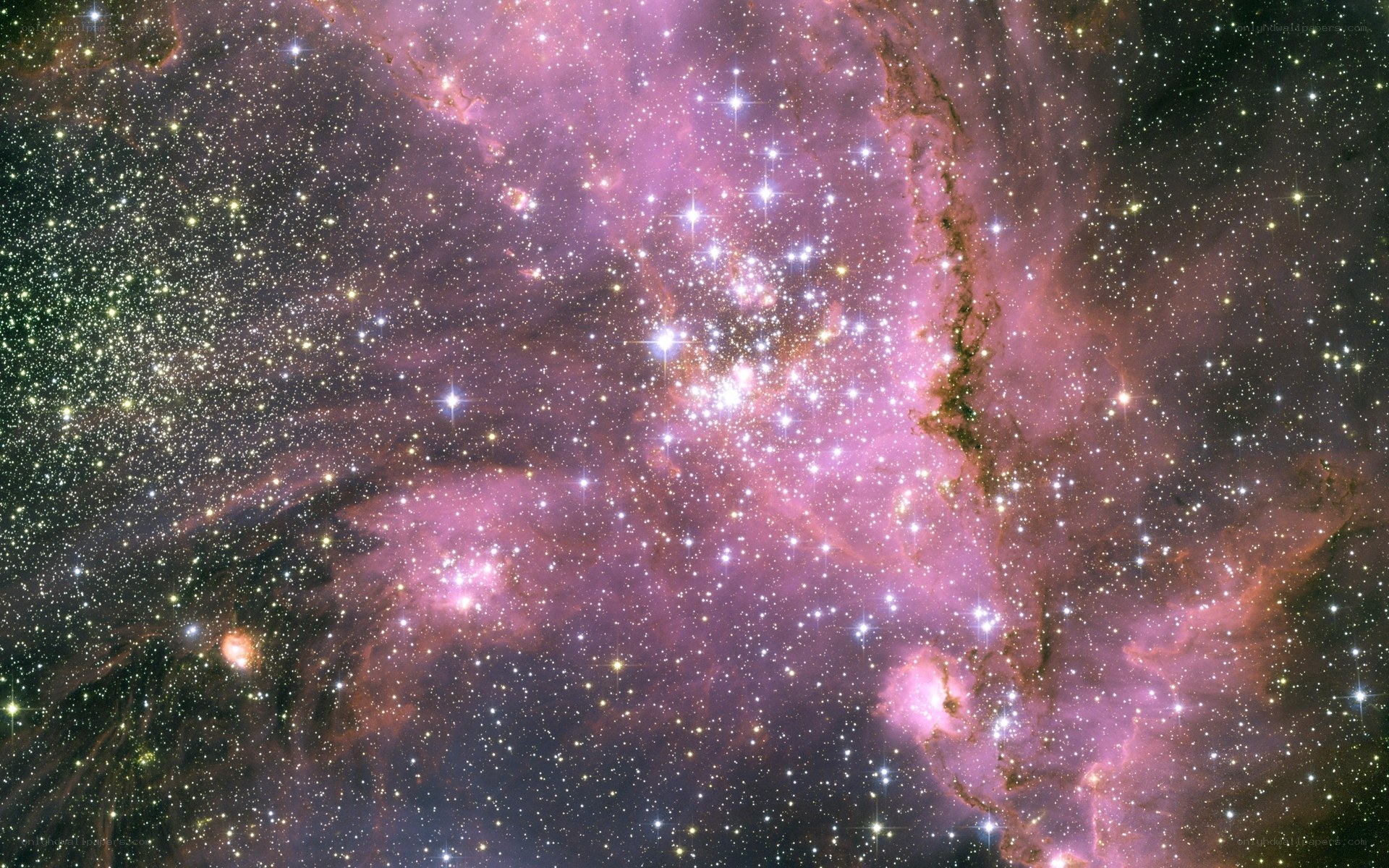 Stellar nursery in space
