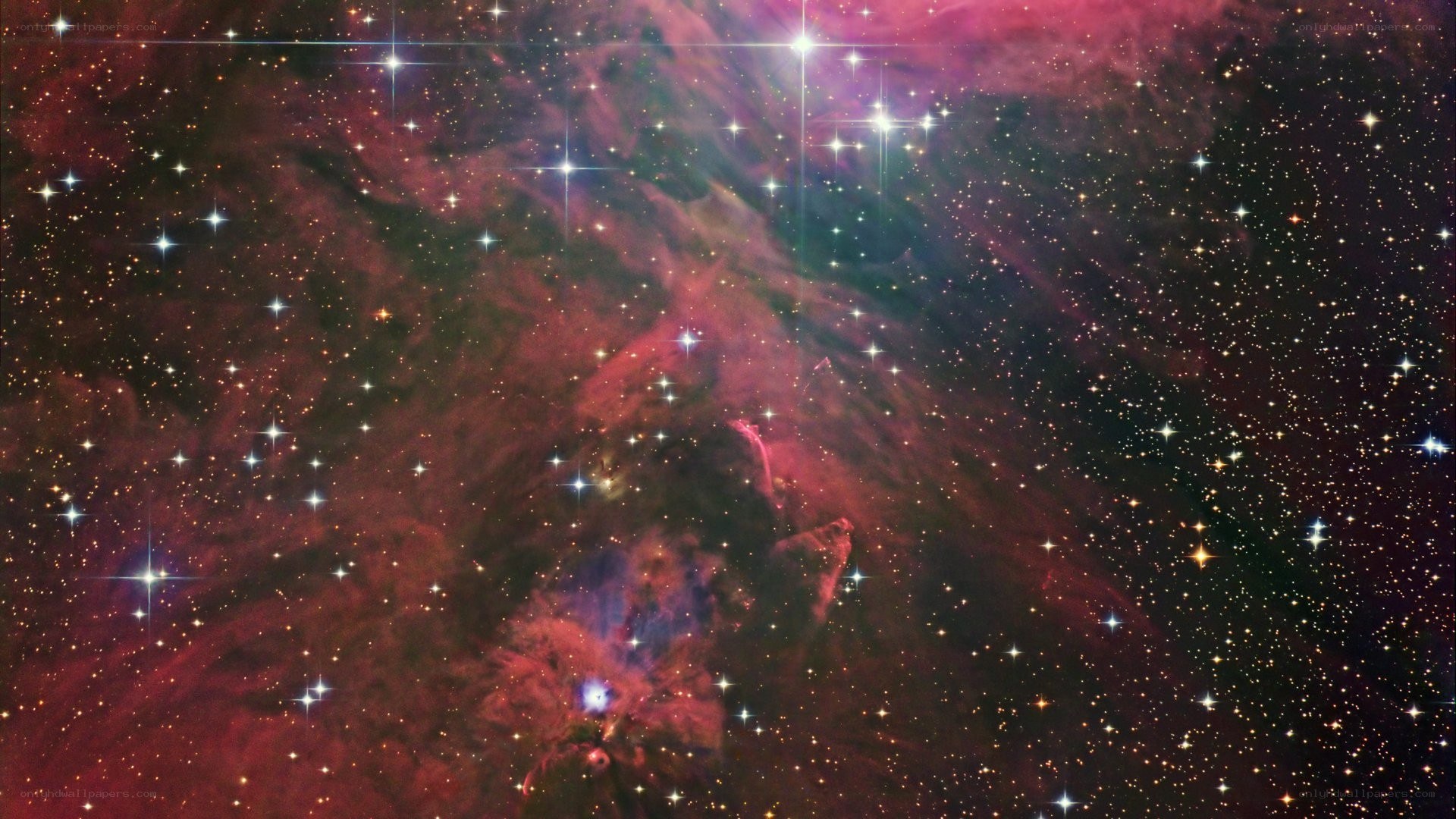 Stellar nursery in the cosmos