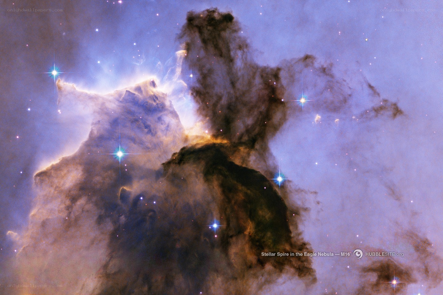 Stellar Spire in Eagle Nebula