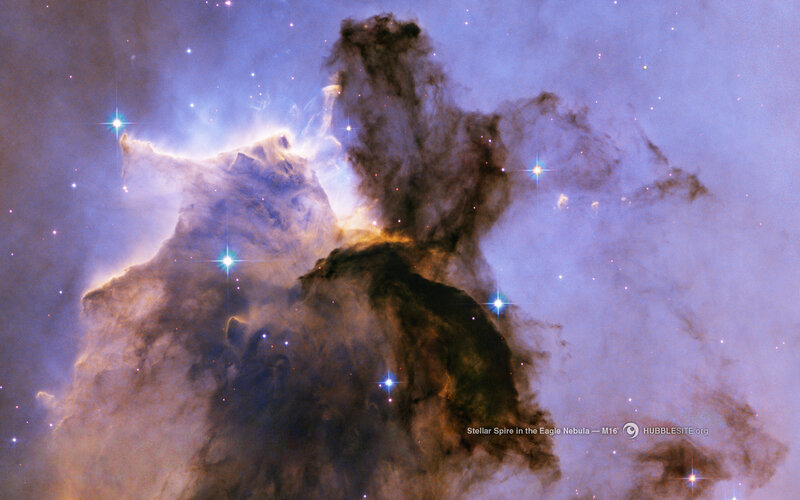 Stellar Spire in Eagle Nebula
