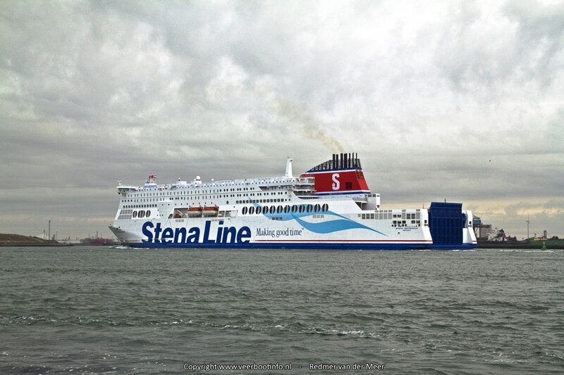 Stena Line ferry in port
