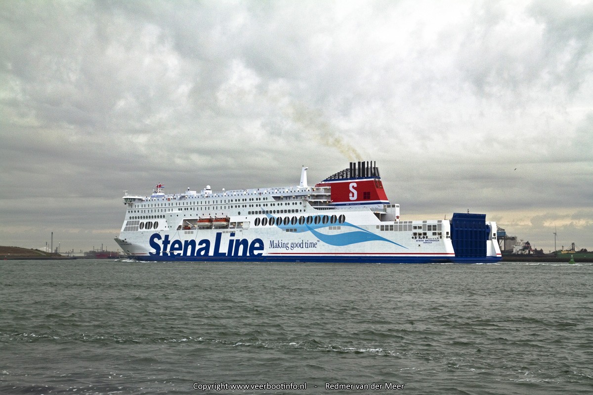 Stena Line ferry in port