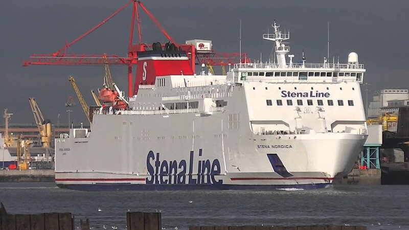 Stena Line Ferry — White, Industrial