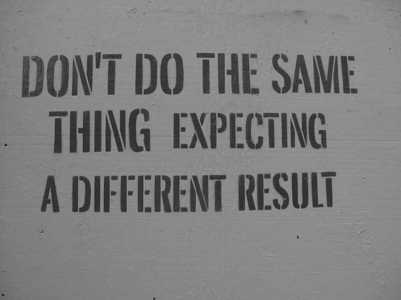 Stenciled Text on Wall