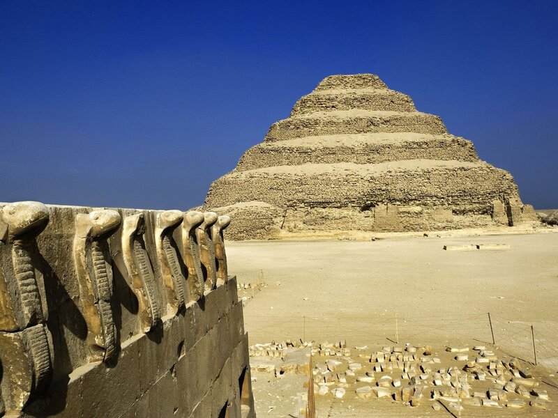 Step Pyramid of Djoser — Blue