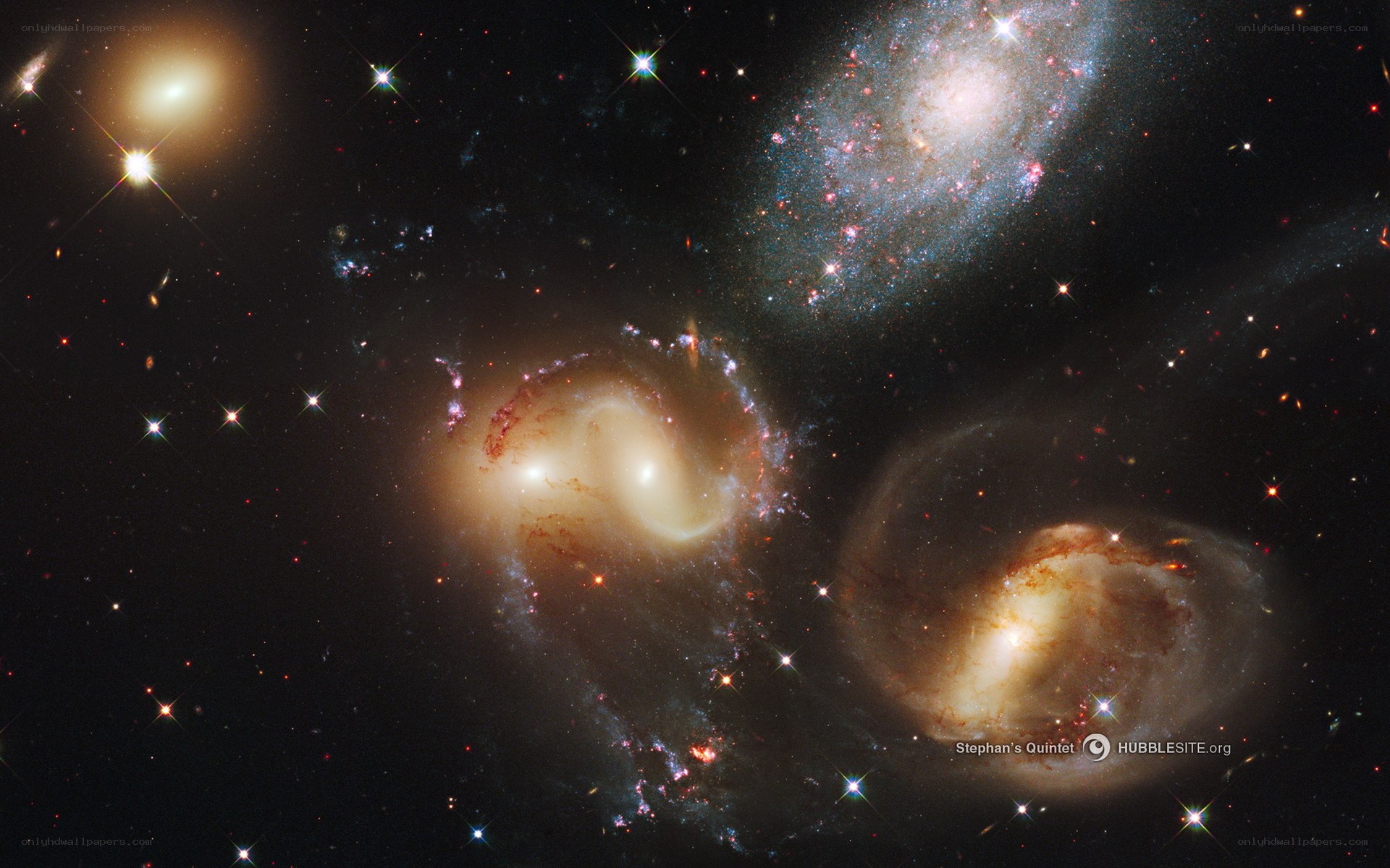 Stephan's Quintet galaxy cluster