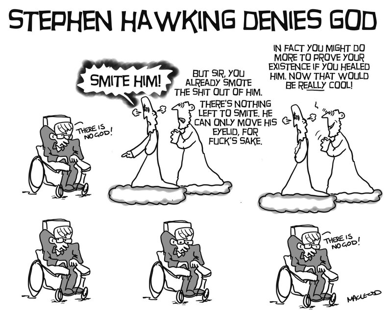 Stephen Hawking denies God
