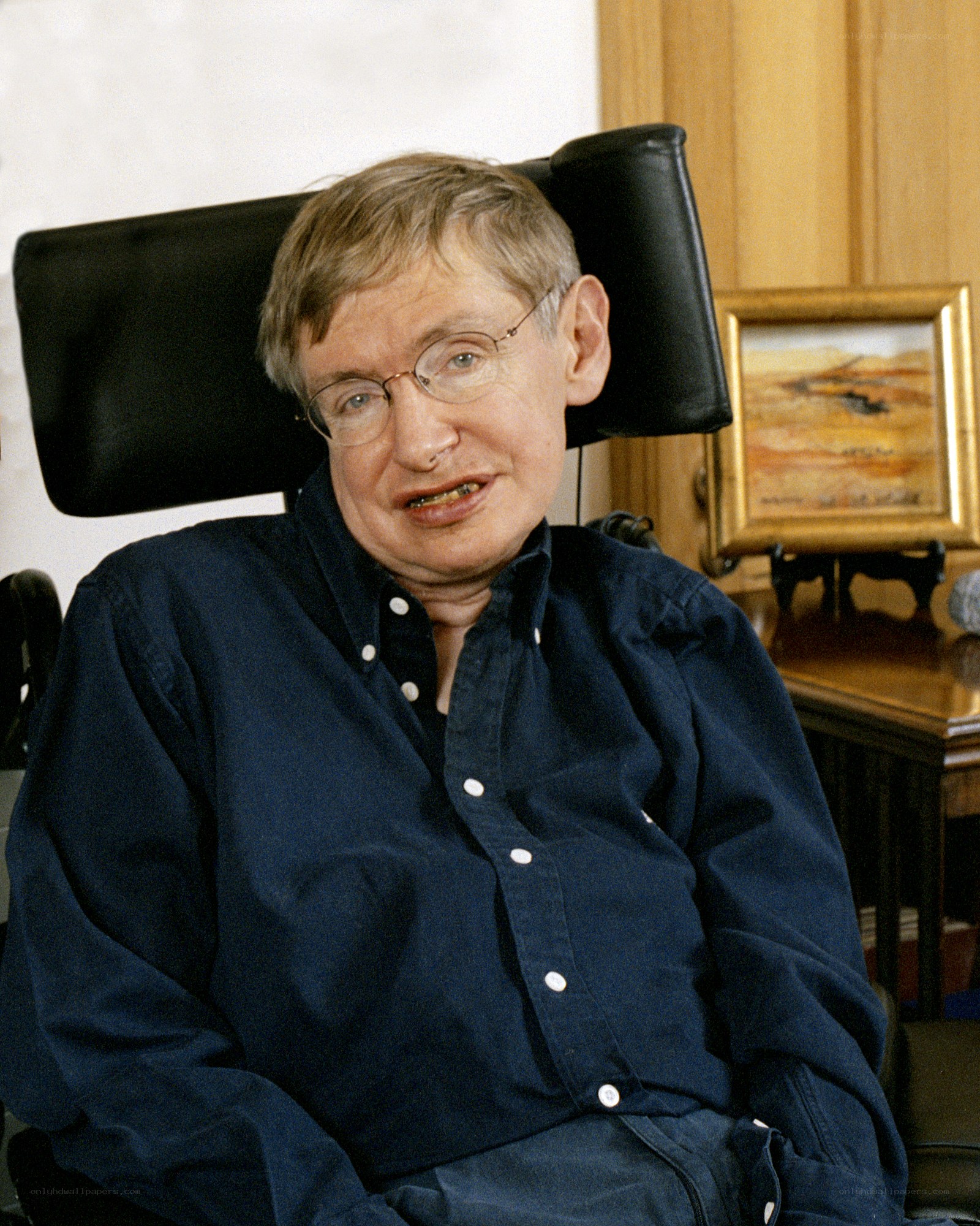 Stephen Hawking in wheelchair