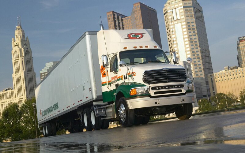 Sterling truck in city