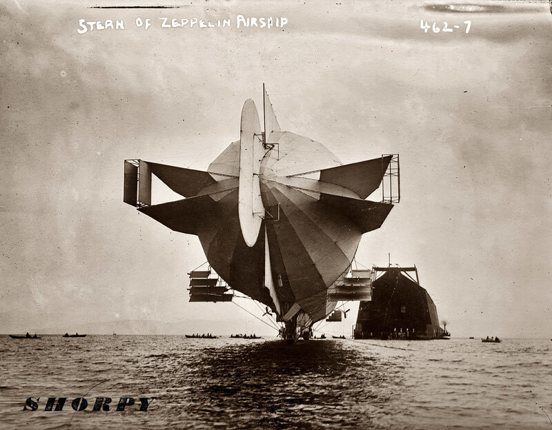 Stern of Zeppelin Airship