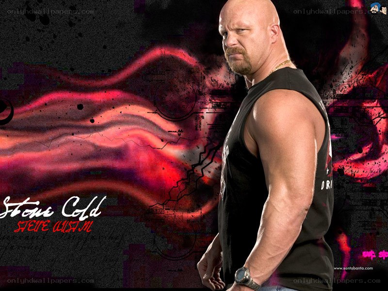 Steve Austin wrestling portrait