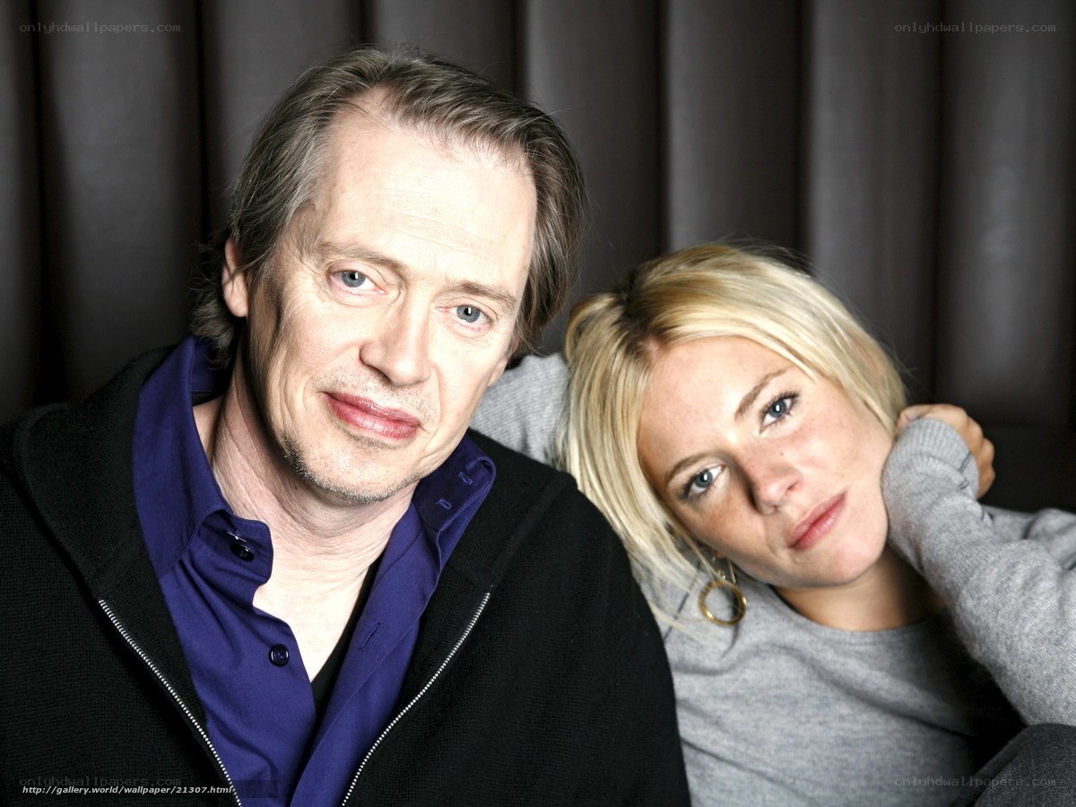 Steve Buscemi and a woman