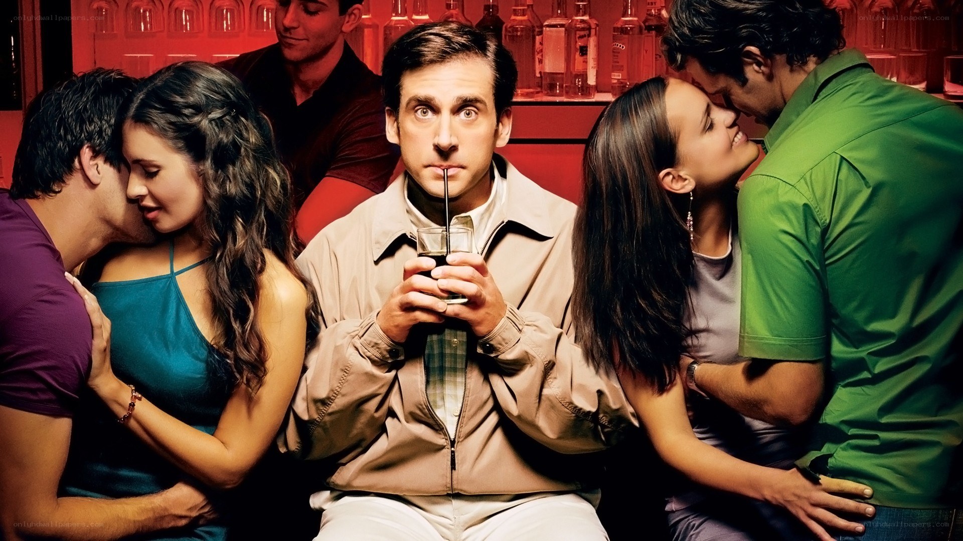 Steve Carell in a bar scene