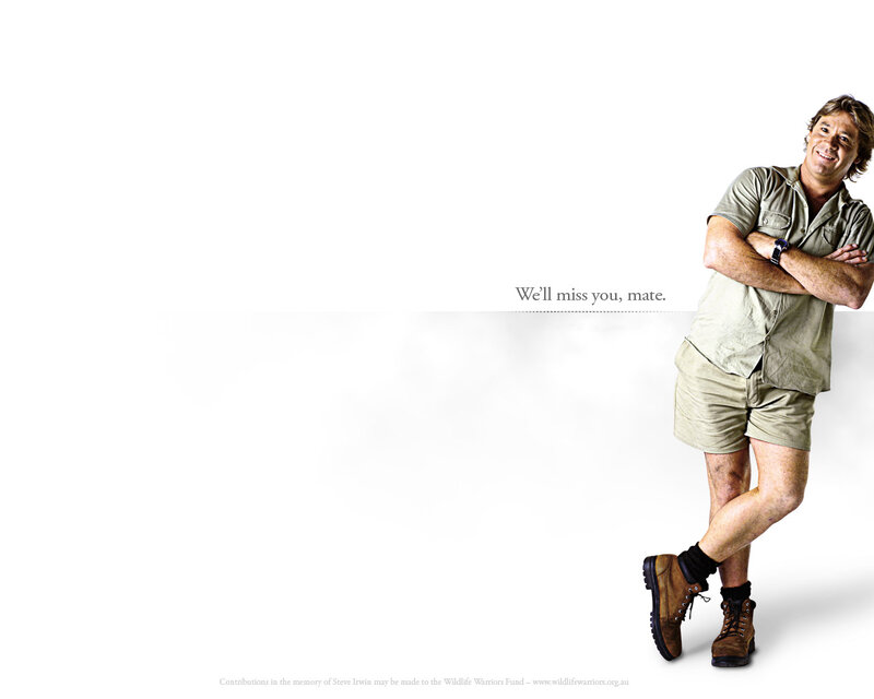 Steve Irwin tribute image