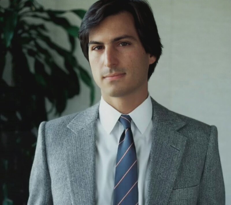 Steve Jobs in a suit