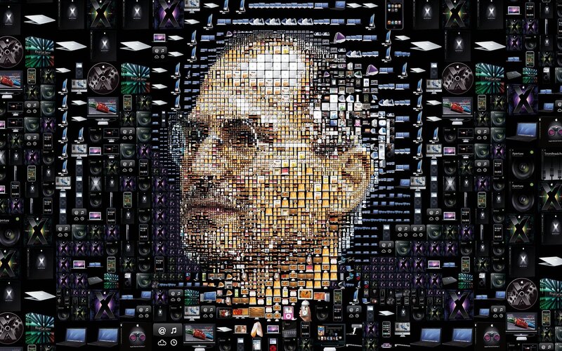 Steve Jobs mosaic artwork