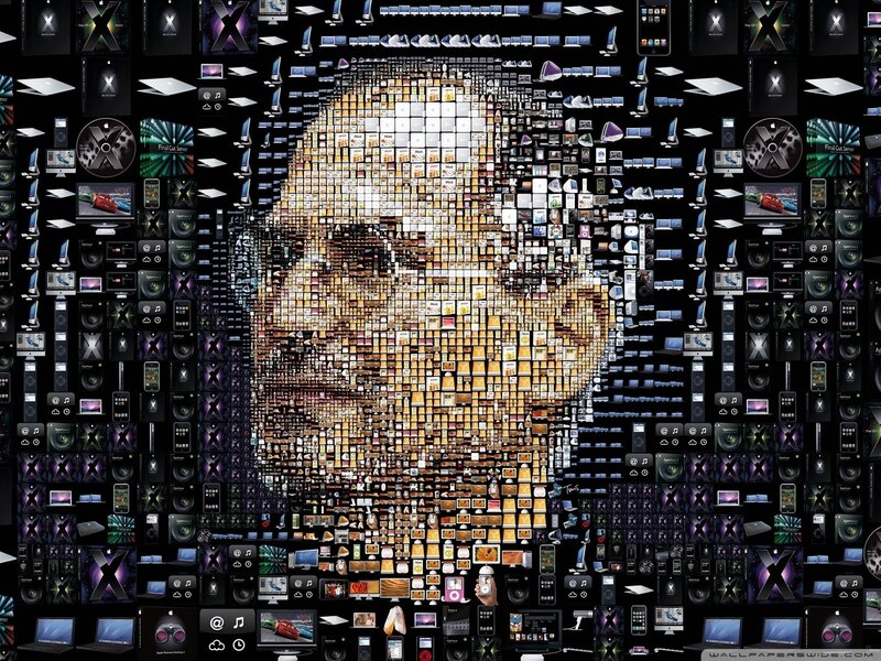 Steve Jobs mosaic artwork