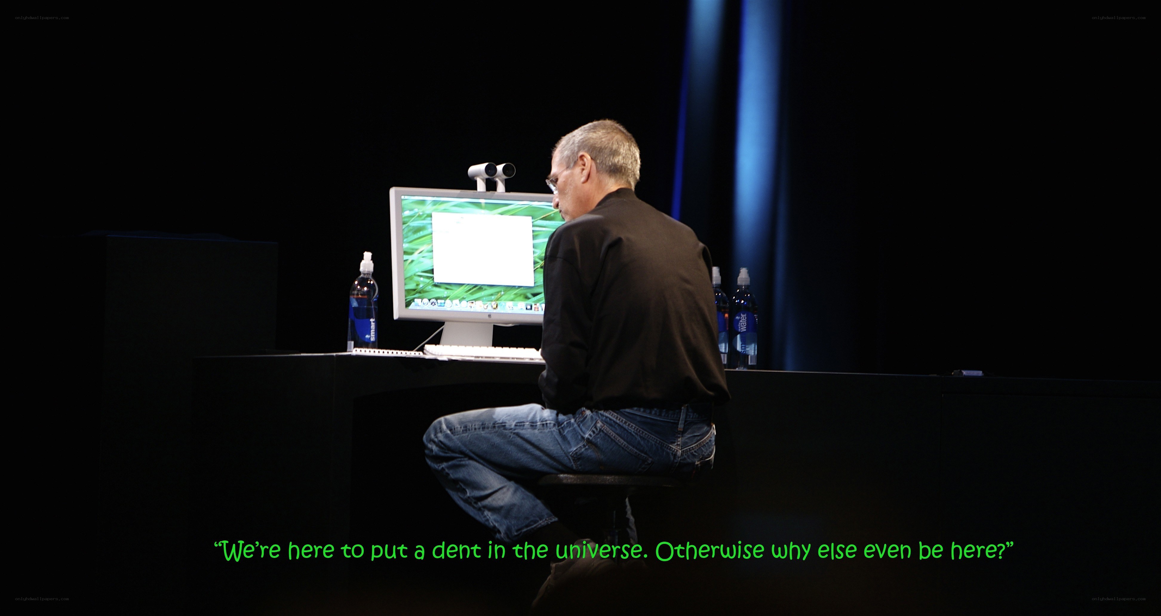 Steve Jobs on stage