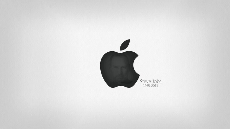 Steve Jobs Portrait — Gray