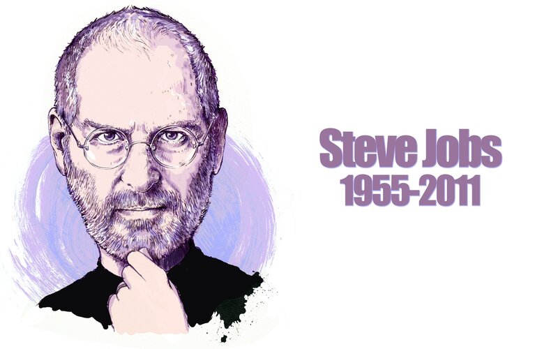 Steve Jobs portrait illustration