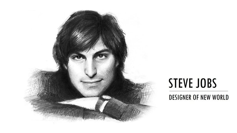 Steve Jobs portrait sketch