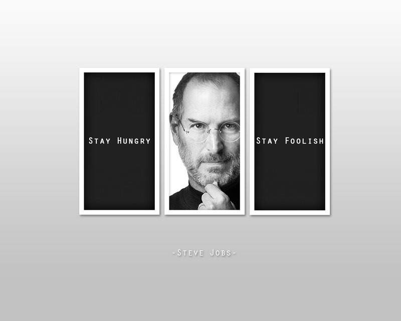 Steve Jobs quote art