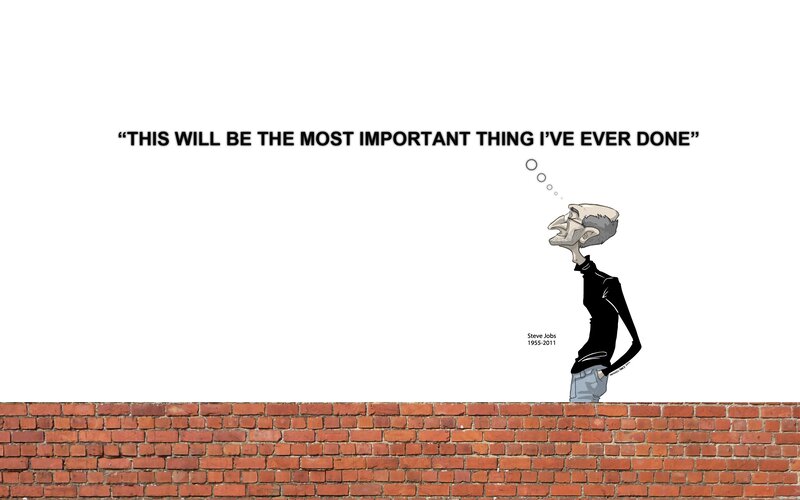 Steve Jobs quote illustration