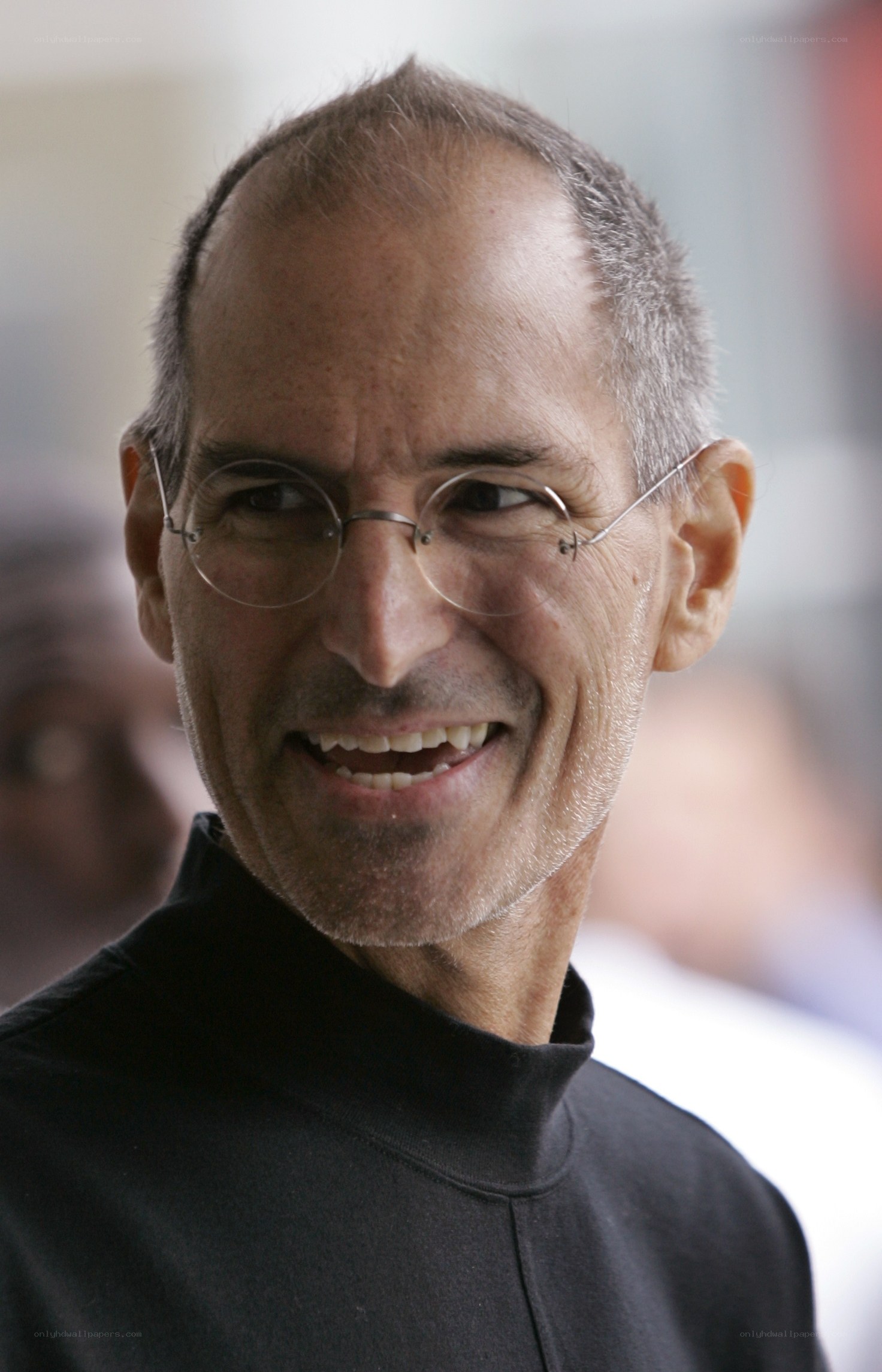 Steve Jobs smiling
