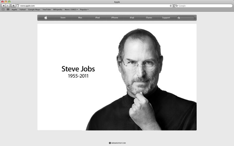 Steve Jobs tribute page