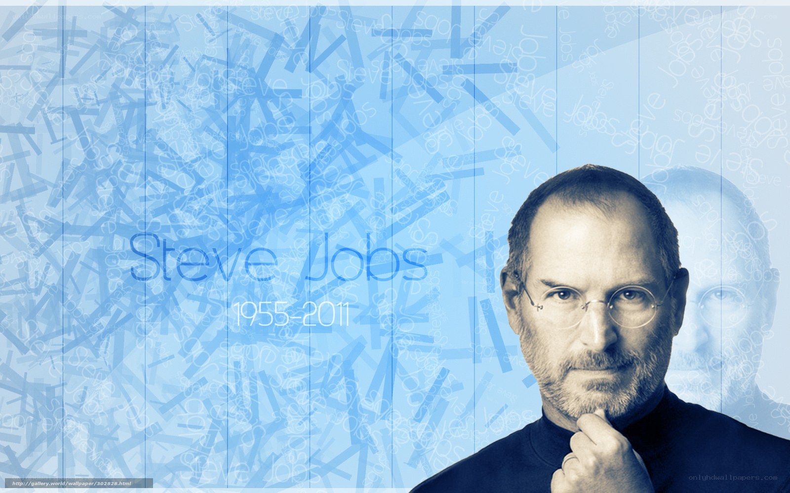 Steve Jobs tribute wallpaper