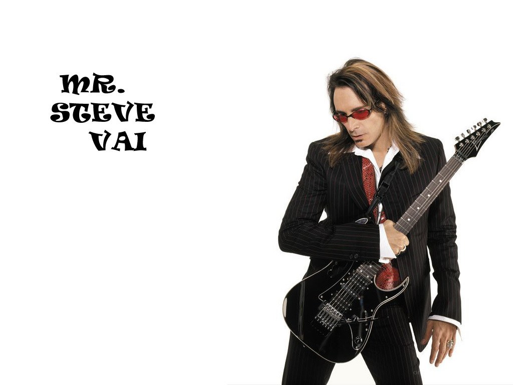 Steve Vai with guitar