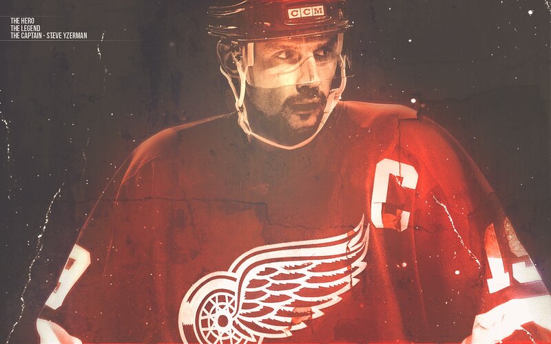 Steve Yzerman portrait