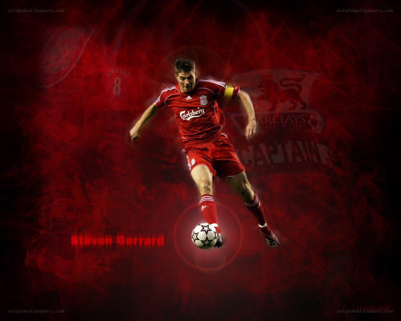 Steven Gerrard in action