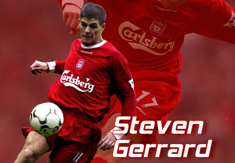Steven Gerrard in action