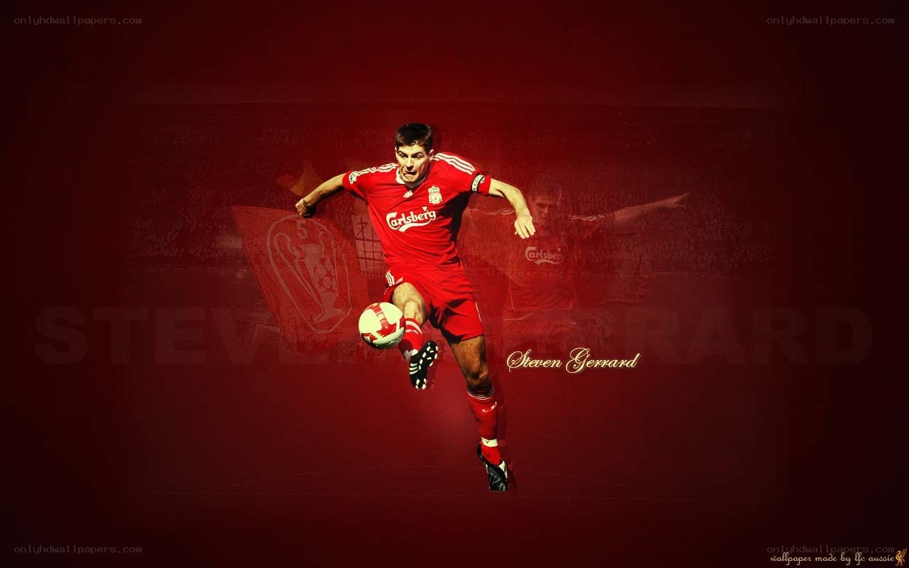 Steven Gerrard in action