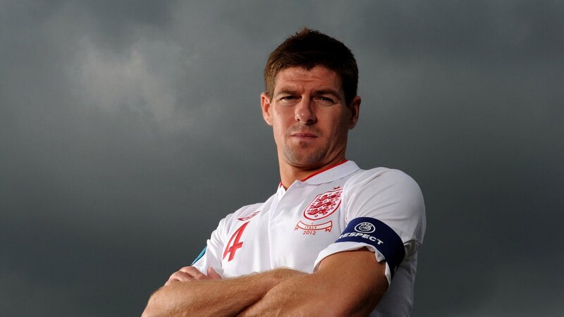 Steven Gerrard in England kit
