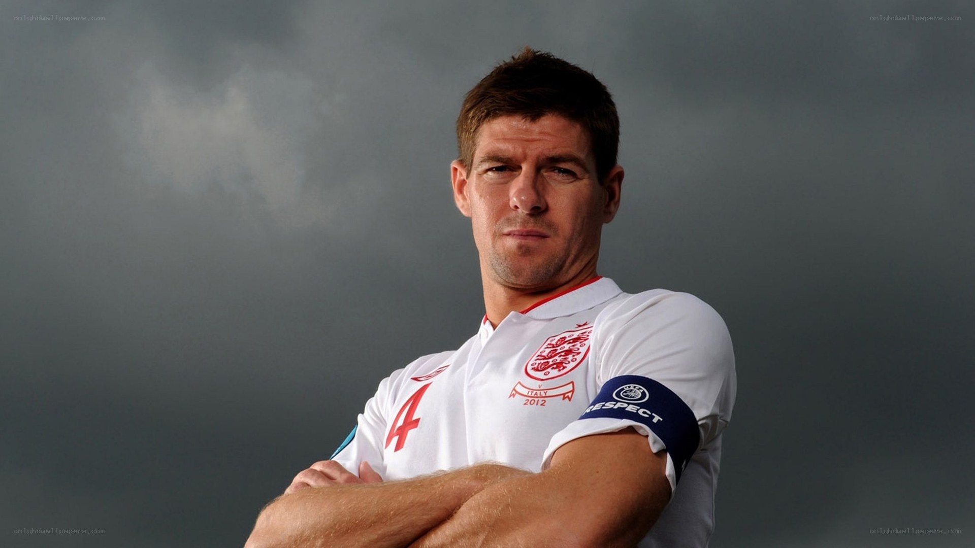 Steven Gerrard in England kit