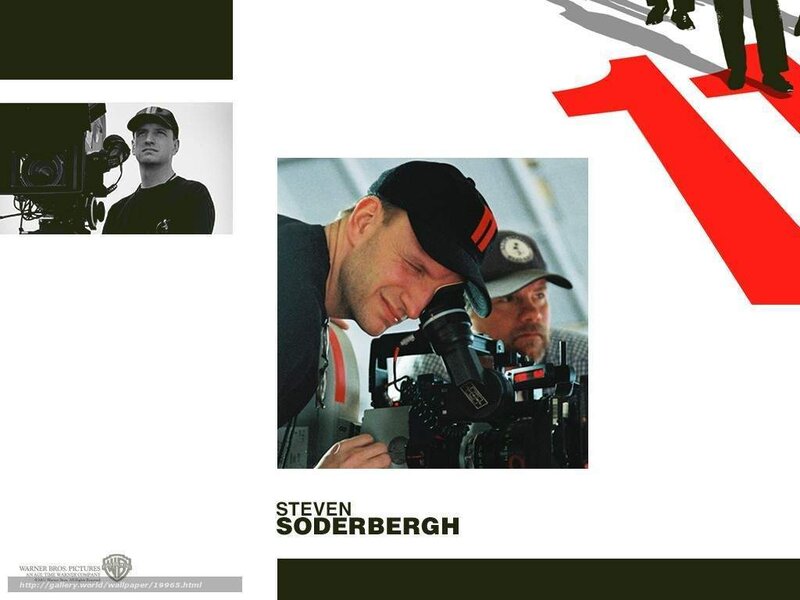 Steven Soderbergh on set