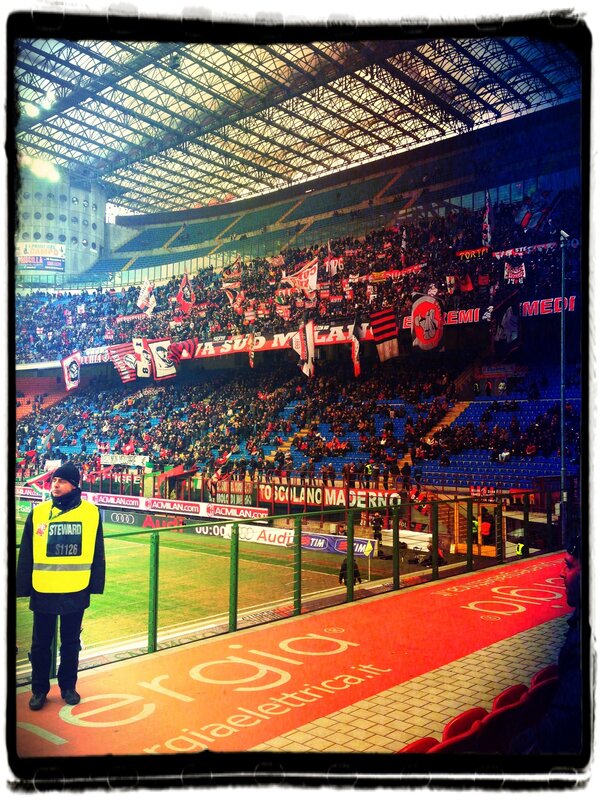 Steward at a football stadium