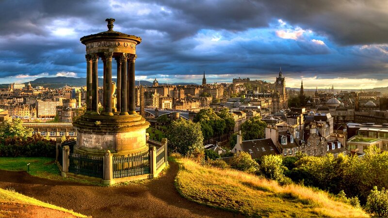 Stewart Monument — Blue