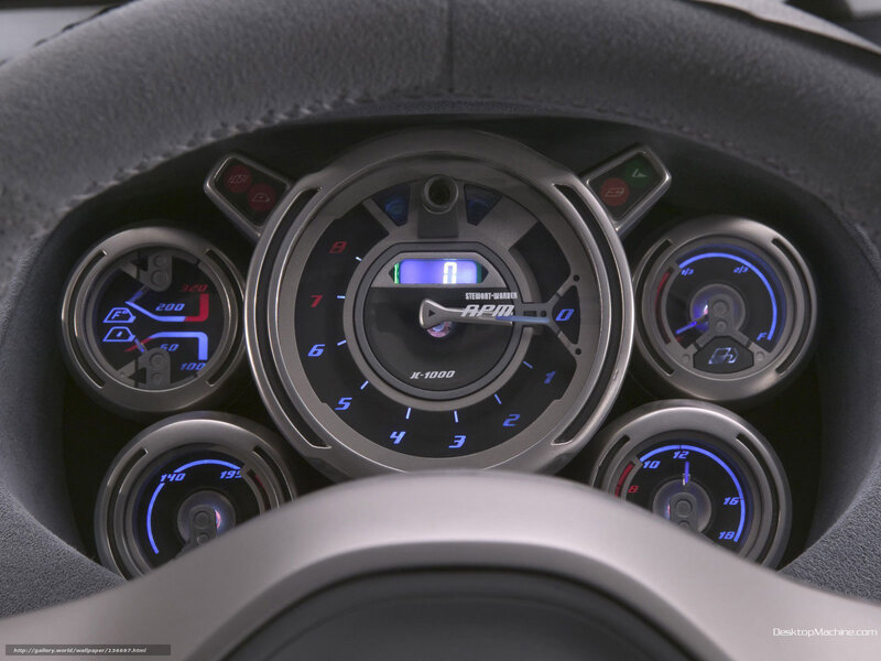 Stewart-Warner X-1000 instrument cluster