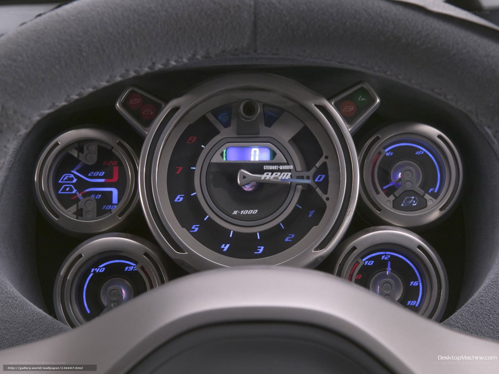 Stewart-Warner X-1000 instrument cluster